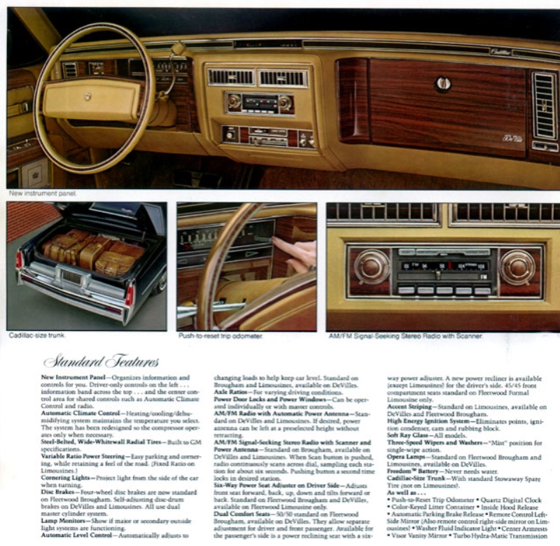 1977 Cadillac Full-Line Brochure Page 12